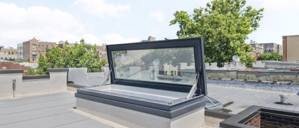 Renovated roof in Astoria, Queens.